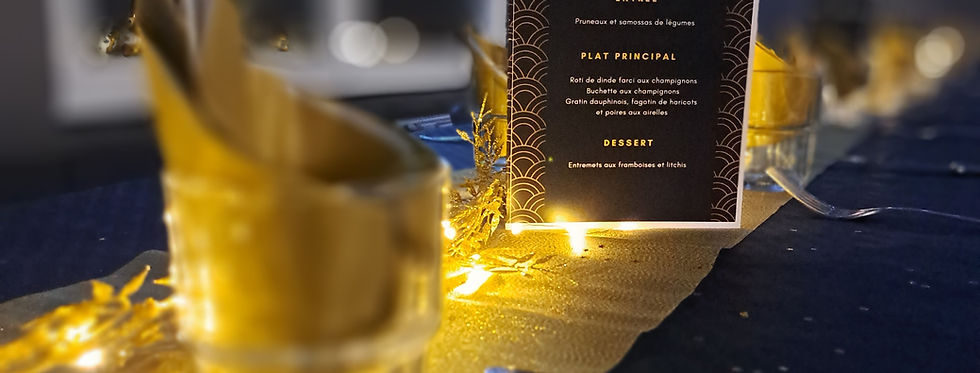 Table décoré pour un évènement Table décoré pour un évènement